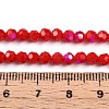 Opaque Glass Beads Strands EGLA-A035-P4mm-L03-4