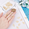 30Pcs Brass Pendants KK-BBC0011-18-3