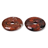 Natural Brecciated Jasper Pendants G-C220-F02-50mm-4