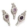 Natural Amethyst Pendants G-F776-01P-13-1