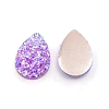 Druzy Resin Cabochons RESI-WH0026-01D-1