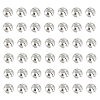 100Pcs 925 Sterling Silver Crimp Beads Covers FIND-PH0017-84-1