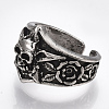 Alloy Cuff Finger Rings RJEW-T006-49-3