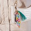 Chain Link Wristlet Keychain HJEW-SW00013-03-5