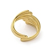 304 Stainless Steel Open Cuff Rings for Women LS-RJEW-K258-10G-4