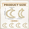 10Pcs Alloy Pendants FIND-LP0005-44-2