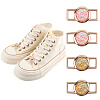 Alloy & Resin Shoelace Charms FIND-CP0002-94E-1