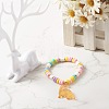 Handmade Polymer Clay Beads Stretch Bracelets for Kid BJEW-JB06625-4
