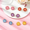 Glass Seed Bead Stud Earrings EJEW-MZ00741-1