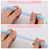 10 Yards Polyester Elastic Lace Trim SRIB-WH0011-121C-6