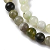 Natural New Jade Beads Strands G-F591-16-6MM-5