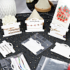 100Pcs Paper Bracelet Display Cards CDIS-WH0027-11B-01-5