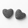 Unwaxed Natural Lava Rock Beads X-G-F327-18-1