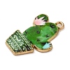 Alloy Enamel Pendants ENAM-Q507-09F-2