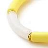 Acrylic Tube Beaded Stretch Bracelets BJEW-JB07778-6