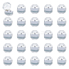 50Pcs Octagonal Transparent Plastic Ring Boxes OBOX-DC0001-02A-1
