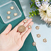 10Pcs Brass Solar Eclipse Pendants KK-BC0013-13-3