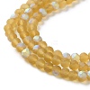 Transparent Glass Beads Strands X1-EGLA-A034-T4mm-MB04-4