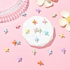 21Pcs 7 Colors Spray Painted Alloy Beads FIND-YW0012-67-4