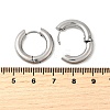 Tarnish Resistant 202 Stainless Steel Huggie Hoop Earrings EJEW-O087-08O-P-2
