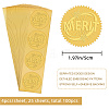 Self Adhesive Gold Foil Embossed Stickers DIY-WH0211-288-2