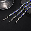 Brass & Clear Cubic Zirconia & Resin Evil Eye Tennis Bracelets for Women FS-WG6CA97-01-4