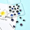 20Pcs 10 Styles Two Tone Glass Mood Beads GLAA-FS0002-30-7