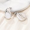 304 Stainless Steel Stud Earrings EJEW-D319-09A-P-2
