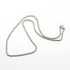 Box Chains Necklace for Men NJEW-F027-02-2mm-1