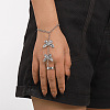 Alloy Chains Ring Bracelet WGC0D97-12-1