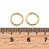 Brass Soldered Closed Rings KK-B147-05B-G-3