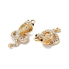 Rack Plating Alloy Rhinestone Pendants RB-L036-VF896-2-2