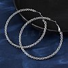 304 Stainless Steel Hoop Earrings EJEW-S250-02A-P-3