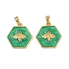 Brass Pendants KK-C093-04G-1