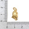 304 Stainless Steel Micro Pave Cubic Zirconia Pendants SA-CBA1D2B-01G-F-3