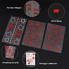 6 Sheets 3 Styles Acrylic Rhinestone Face Body Stickers AJEW-SP0002-68C-4