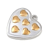 304 Stainless Steel Pendants STAS-C154-05A-GP-2