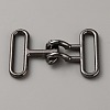 Alloy Snap Lock Clasps PALLOY-WH0107-01A-B-1