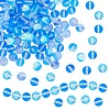 Synthetic Moonstone Beads Strands G-FH0001-14-1