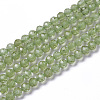 Natural Peridot Beads Strands G-F596-04-3mm-1