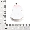 Christmas Theme Opaque Resin Pendants RESI-F054-A12-3