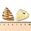 Alloy Enamel Stud Earrings EJEW-V010-01G-02-3