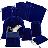 12Pcs 3 Styles Velvet Jewelry Drawstring Gift Bags TP-GA0001-01-1