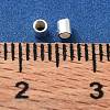 925 Sterling Silver Spacer Tube Beads STER-Z006-01D-S-3