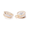 Alloy Clear Cubic Zirconia Charms LS-ZIRC-A022-04G-2