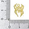 Brass Pave Clear Cubic Zirconia Pendants LS-KK-L238-02G-3