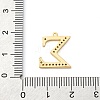 Rack Plating Brass Micro Pave Cubic Zirconia Pendant KK-H449-76G-21-3