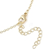 Bohemian Summer Beach Style 18K Gold Plated Shell Shape Initial Pendant Necklaces IL8059-12-3