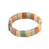 Natural Mixed Gemstone Beaded Stretch Bracelets for Women Men BJEW-M049-18A-4