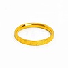 Heart Pattern 201 Stainless Steel Finger Rings FS-WG2B97B-04-4
